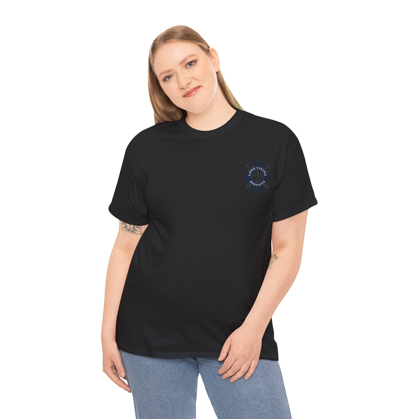 Lone Viking Services - Unisex Heavy Cotton Tee