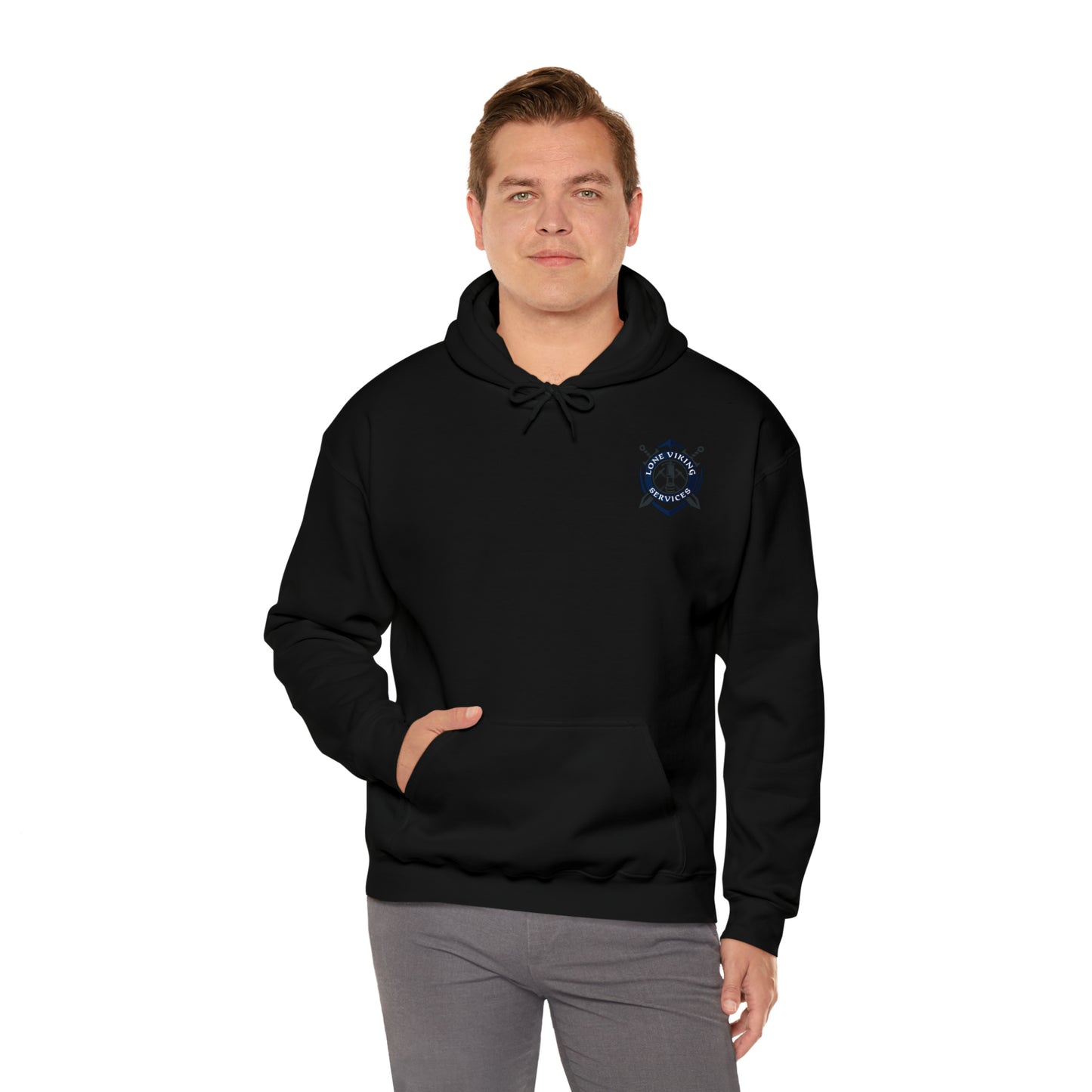 Lone Viking Services - Unisex Heavy Blend™ Hooded Sweatshirt