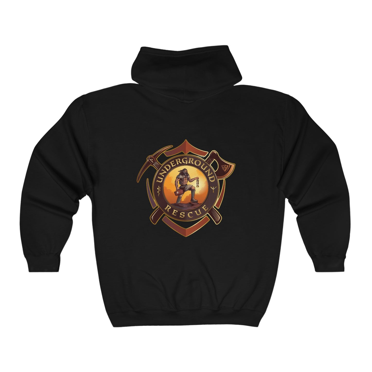 Underground Rescue - Unisex Heavy Blend™ Full Zip Hooded Sweatshirt