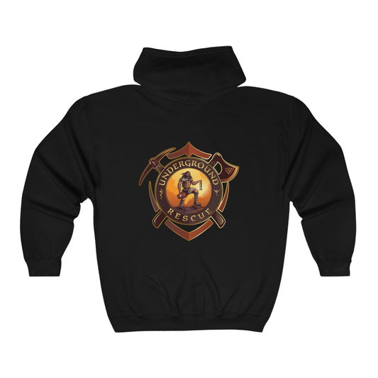 Underground Rescue - Unisex Heavy Blend™ Full Zip Hooded Sweatshirt
