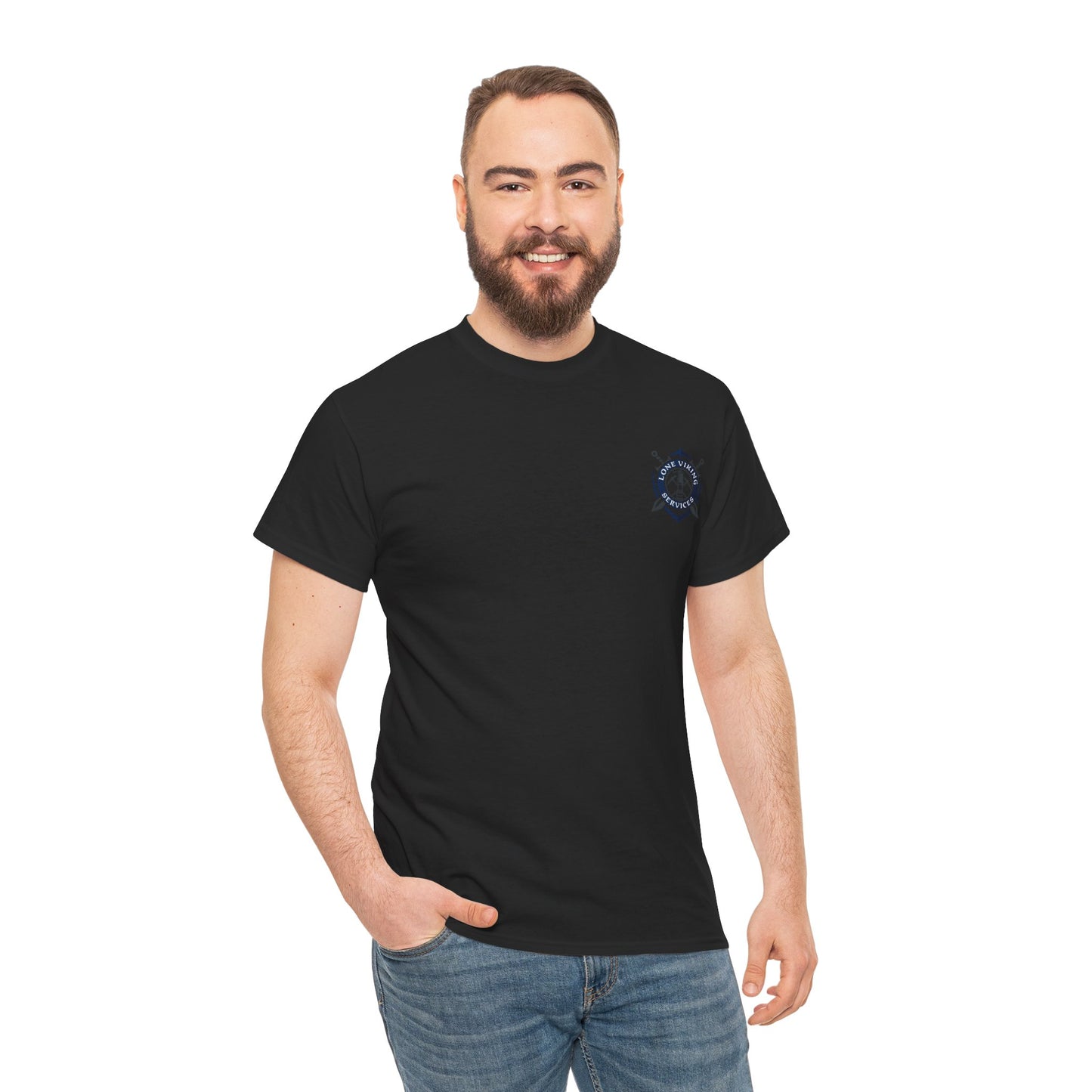 Lone Viking Services - Unisex Heavy Cotton Tee