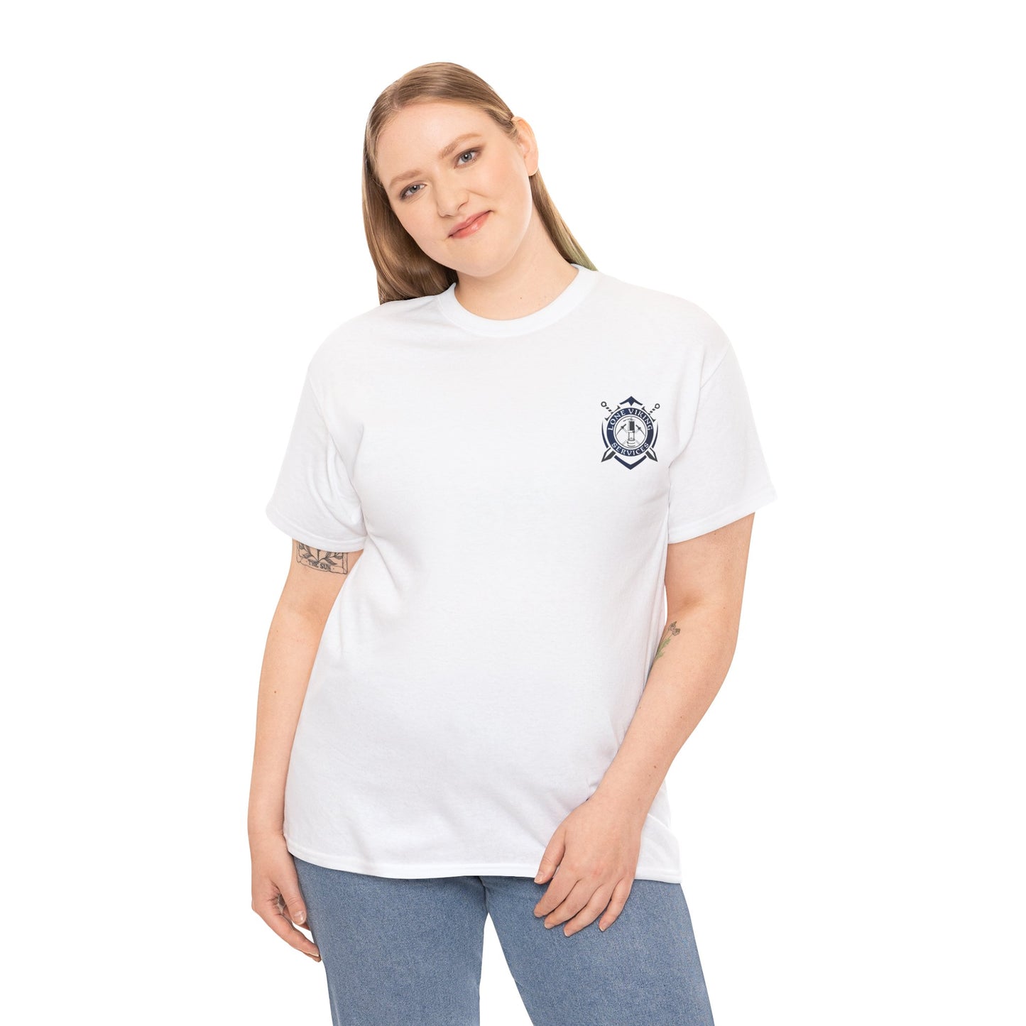 Lone Viking Services - Unisex Heavy Cotton Tee