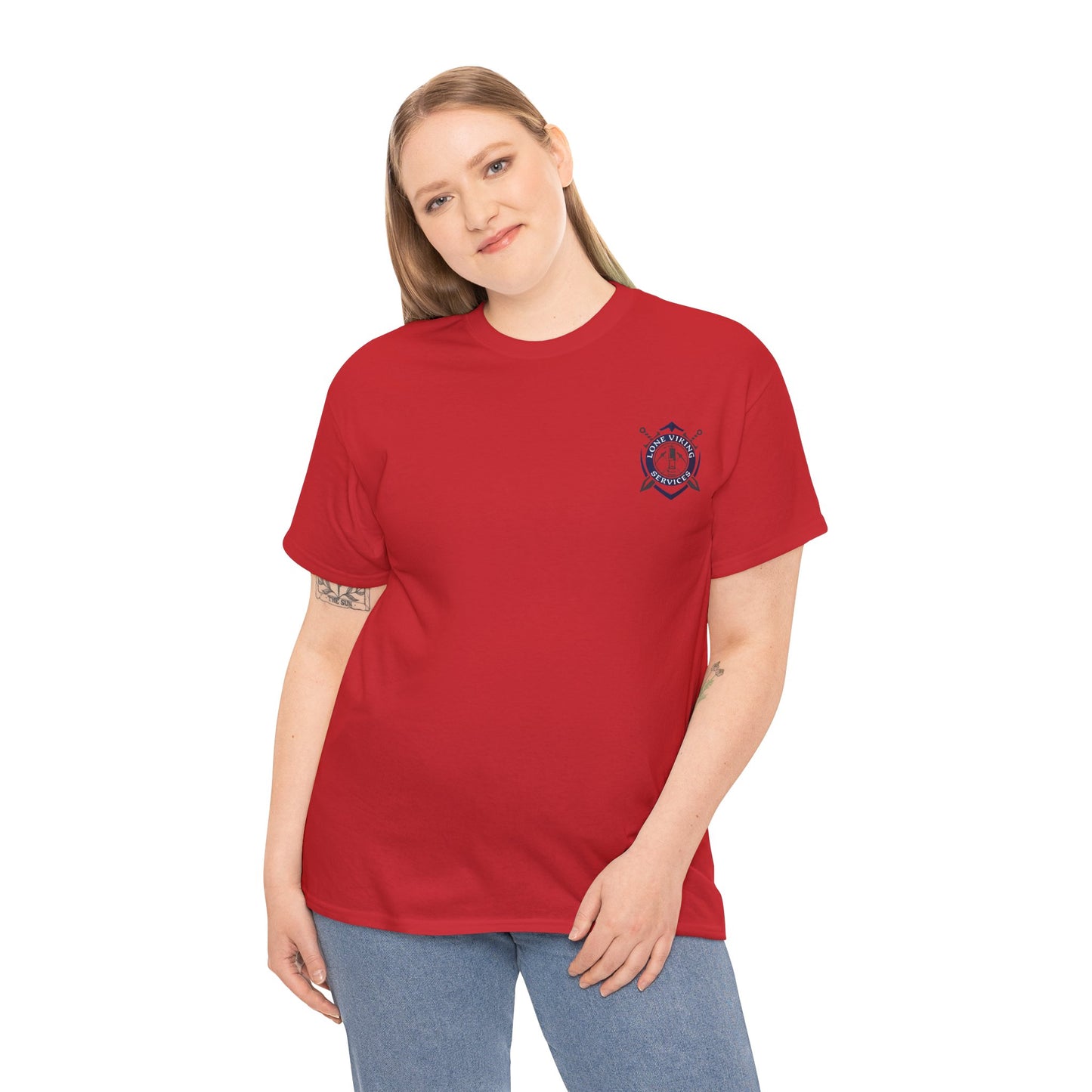 Lone Viking Services - Unisex Heavy Cotton Tee