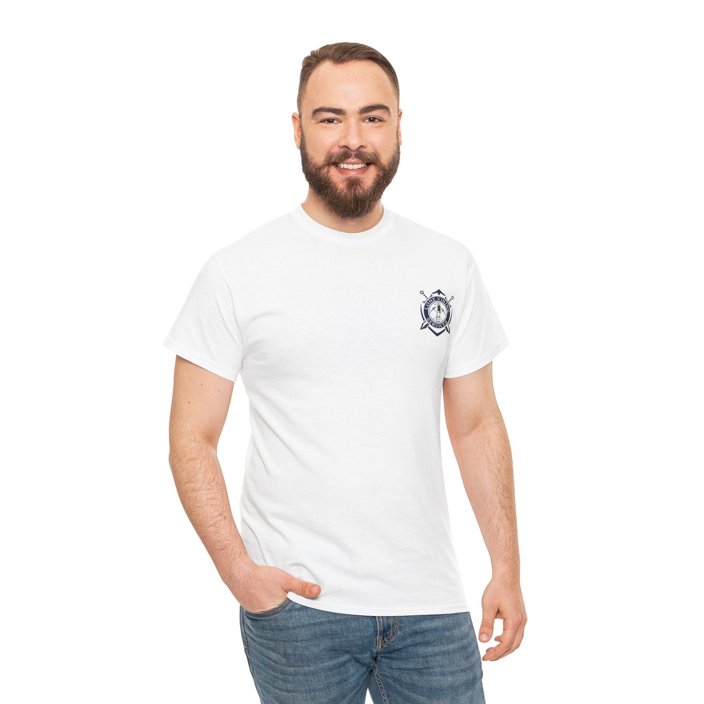 Lone Viking Services - Unisex Heavy Cotton Tee