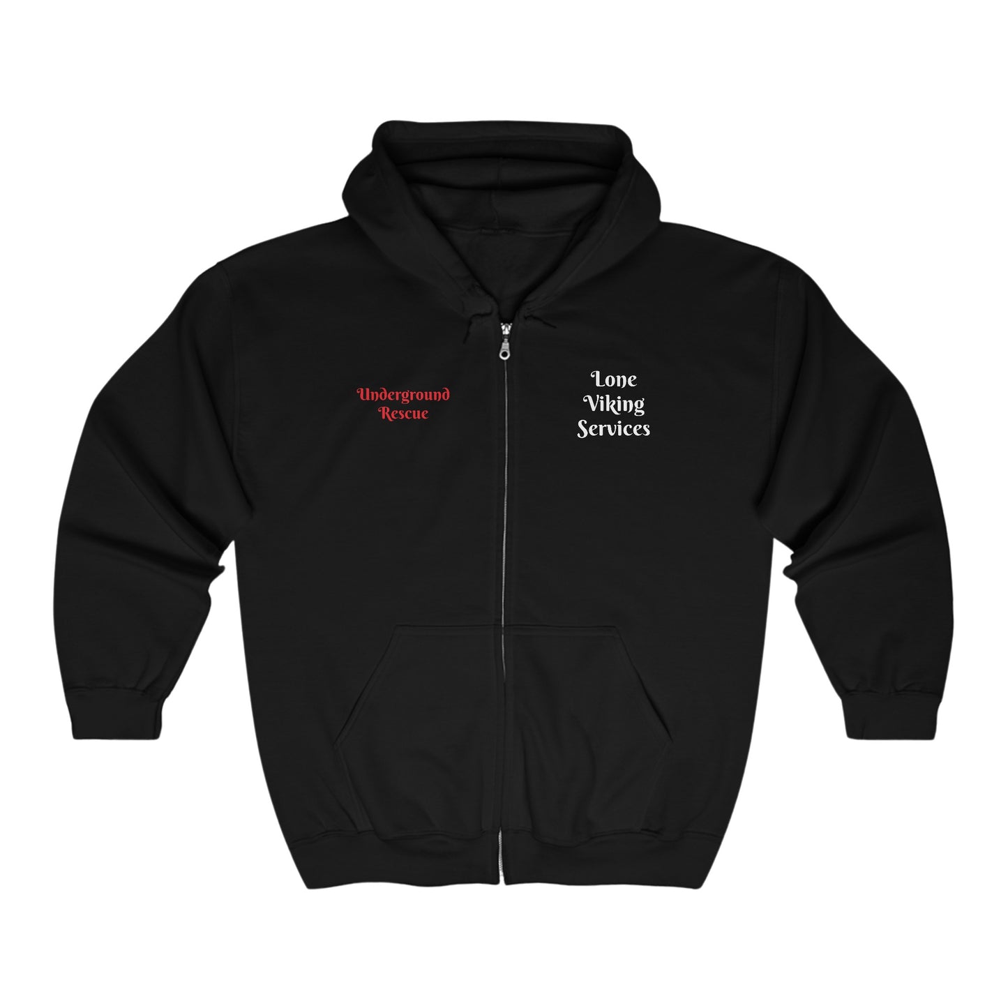 Underground Rescue - Unisex Heavy Blend™ Full Zip Hooded Sweatshirt